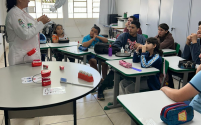 Departamento de Odontologia de Sarandi realiza ação de Saúde Bucal na Escola Municipal São Francisco de Assis